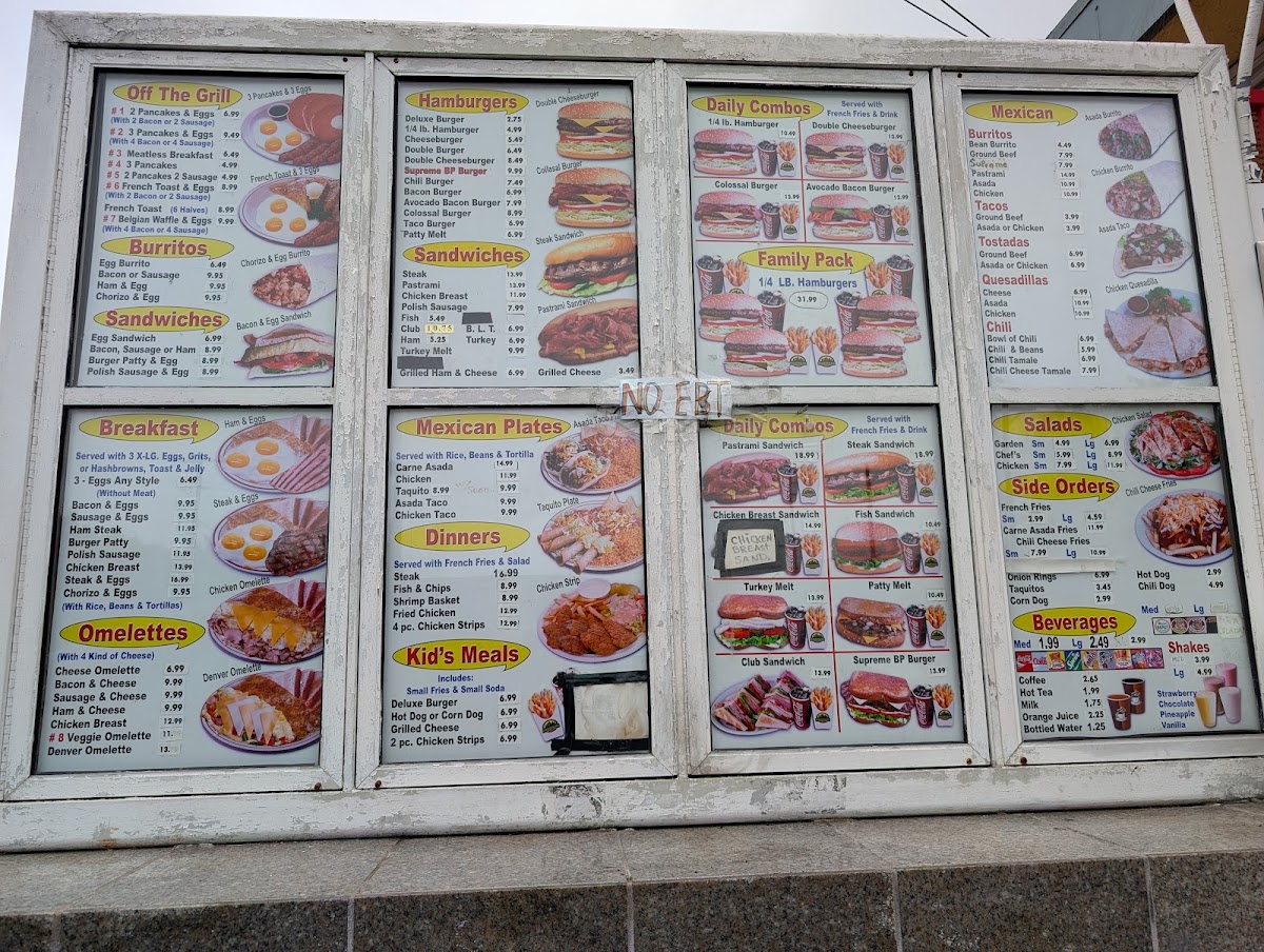 Burger Palace Menu - Image 2