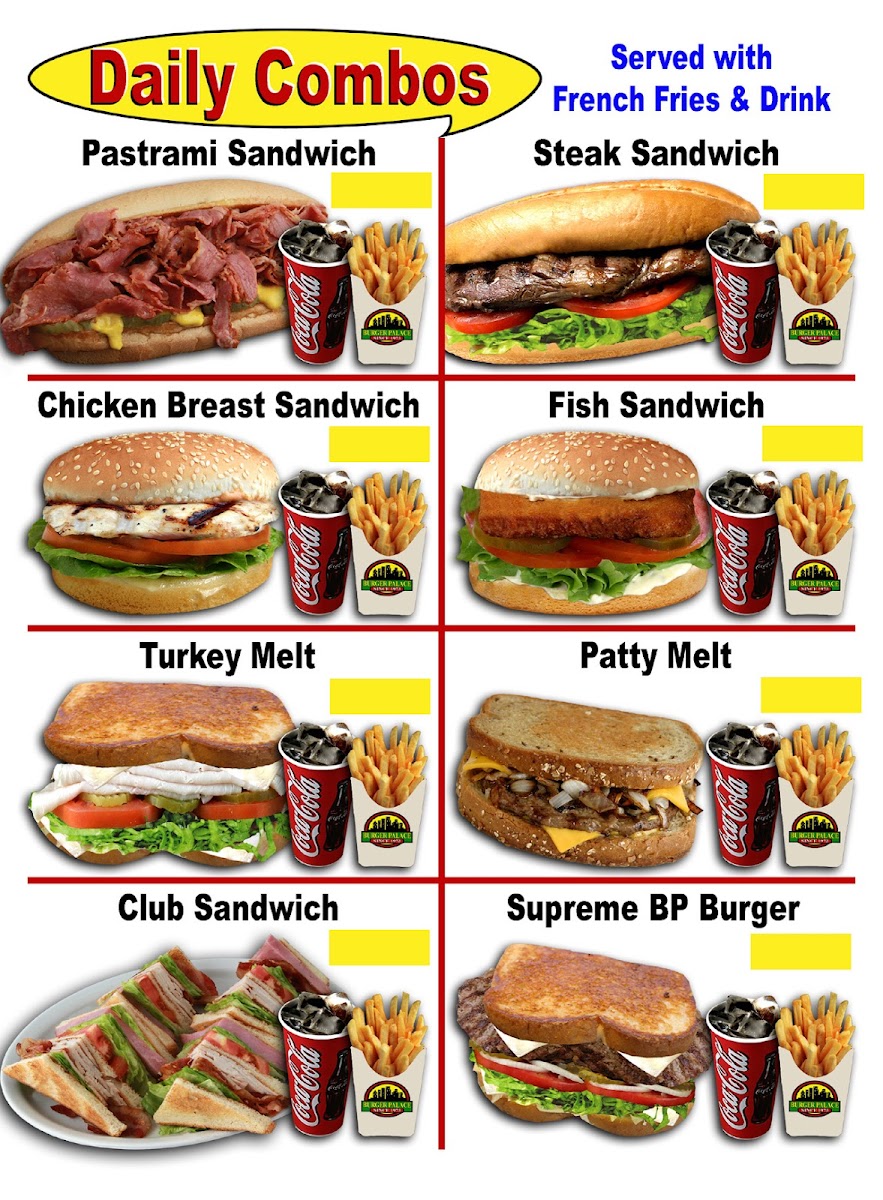 Burger Palace Menu - Image 3