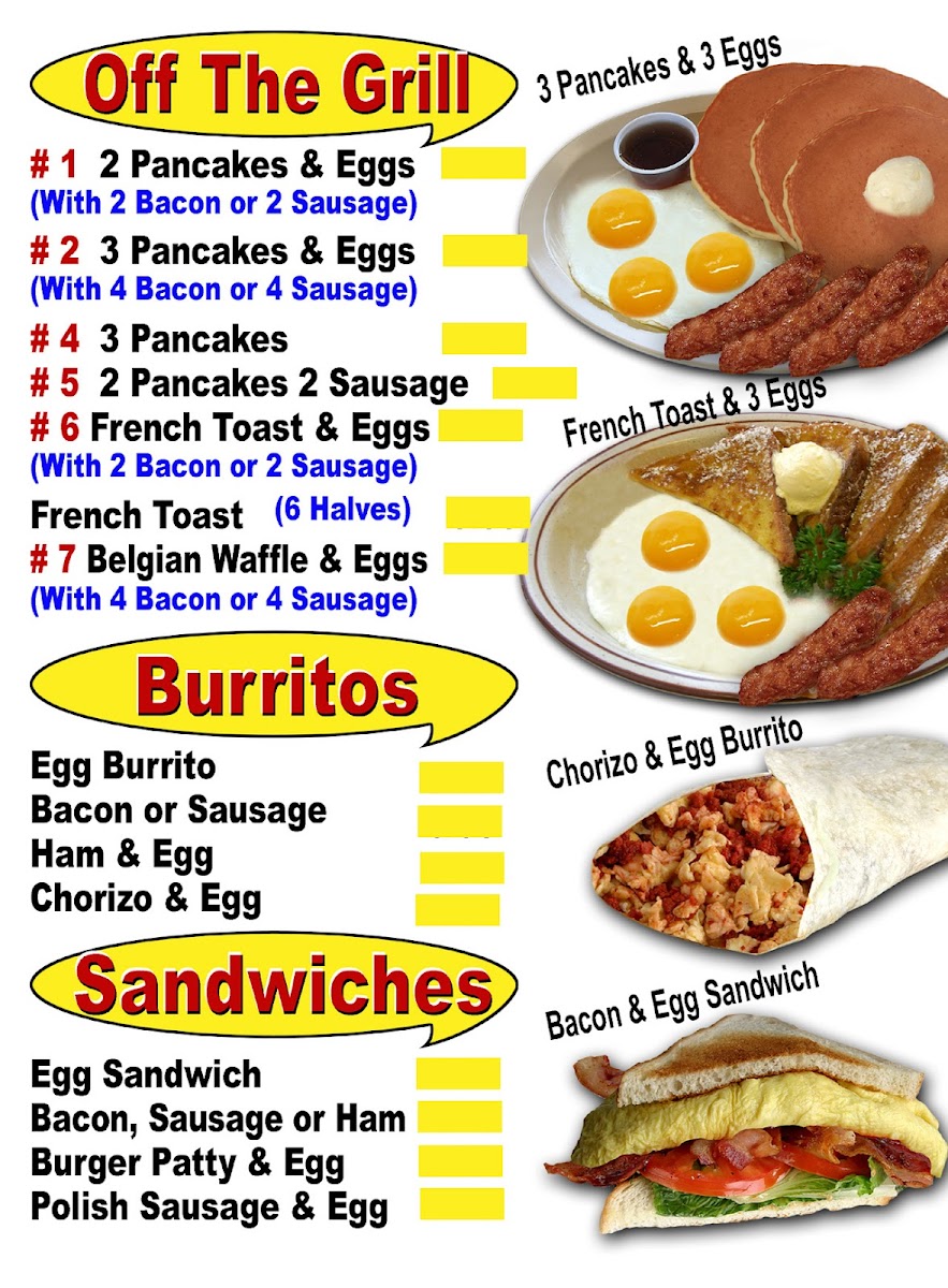 Burger Palace Menu - Image 4