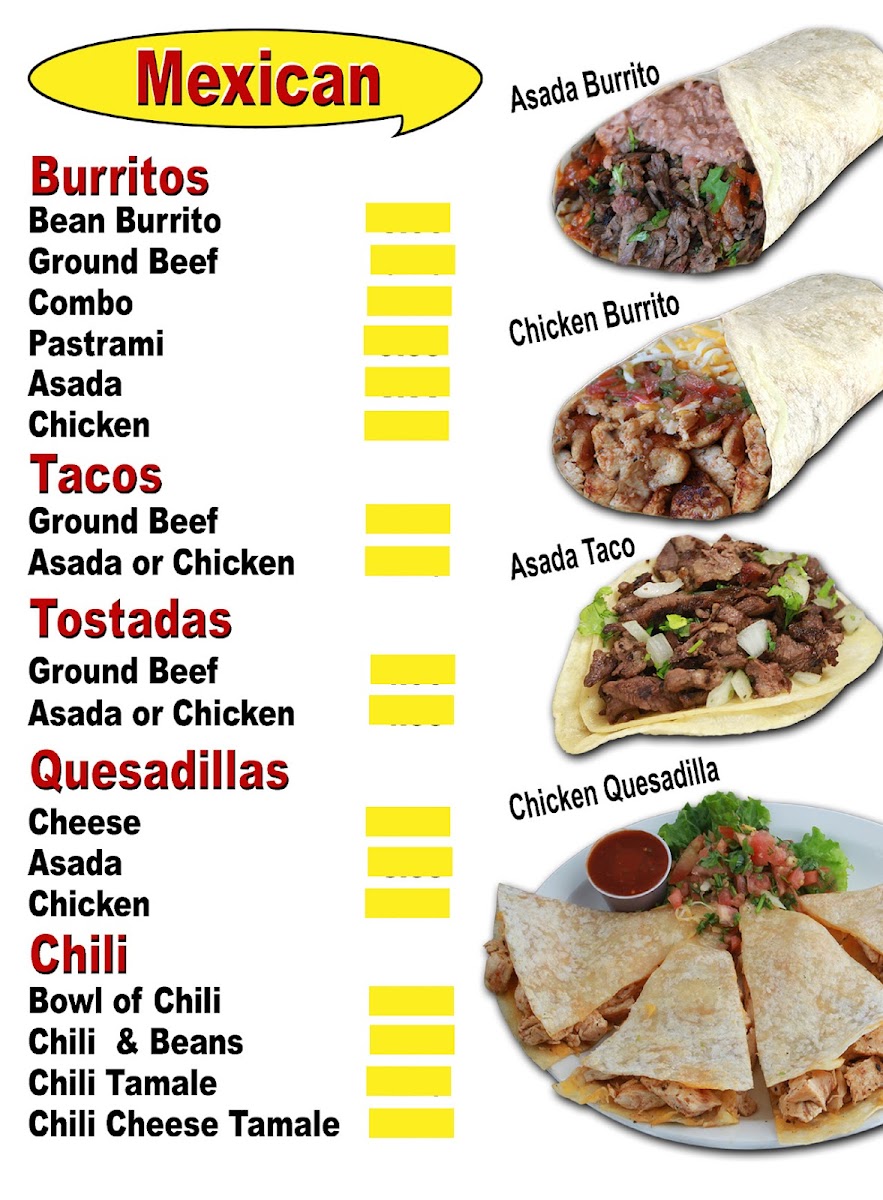 Burger Palace Menu - Image 6